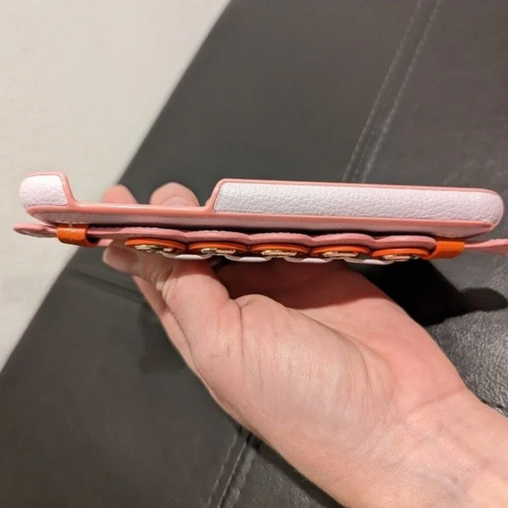Kate Spade New York Grommet Hand Strap Stand iPhone Xs iPhone X Case Pink
